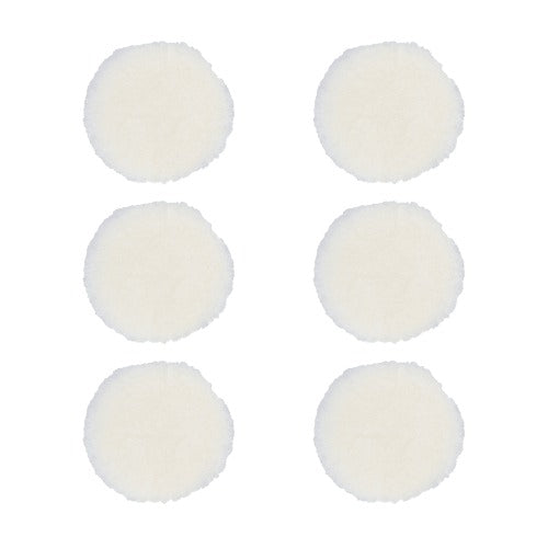 BUFF AND SHINE Natural 100% Knitted Wool Blue Interface (Edge Bevel) Soft Cut Pads