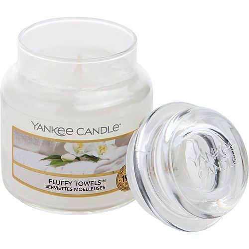 YANKEE CANDLE by Yankee Candle FLUFFY TOWELS SCENTED SMALL JAR 3.6 OZ