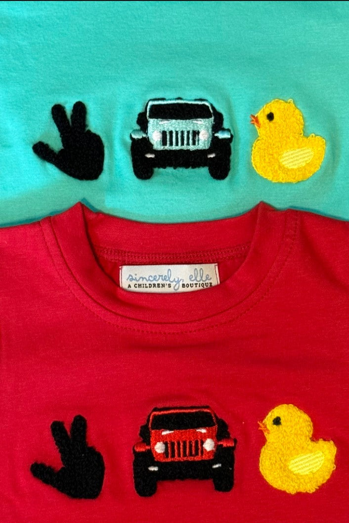 Girls Beep Beep Pants Set
