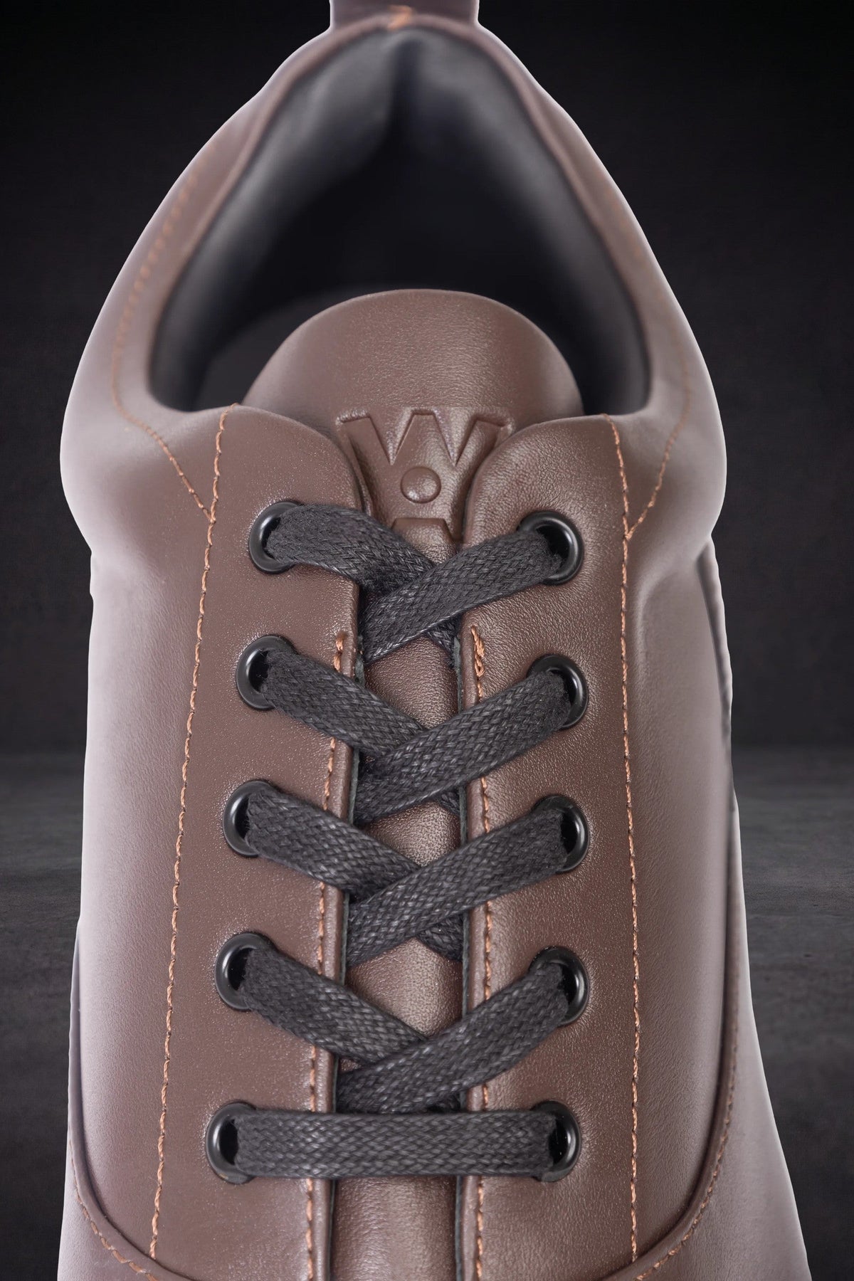 Brown & White All-Day WOA Dress Sneaker