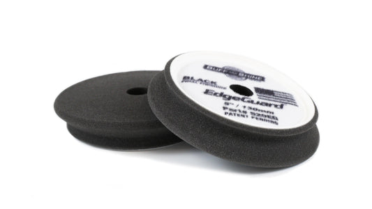 BUFF AND SHINE EdgeGuard Foam Pad, Black, Finishing, 5" (2 pack)