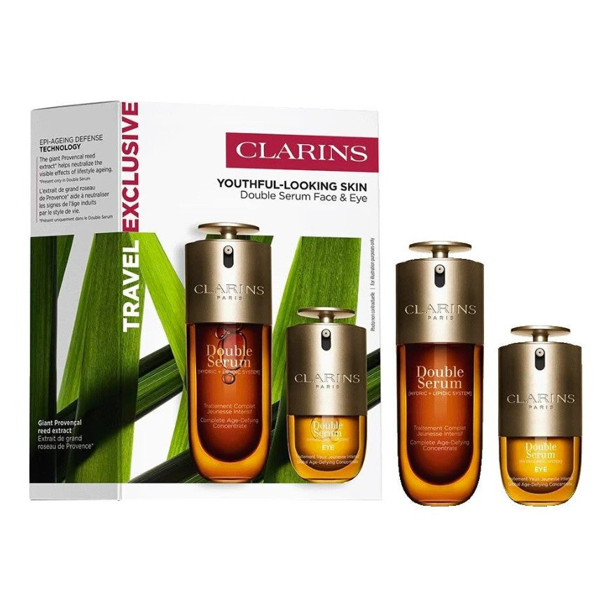 Clarins Double Serum Face & Eye Set 賦活明眸嫩肌套裝 (雙萃精華50ml+眼部精華20ml)